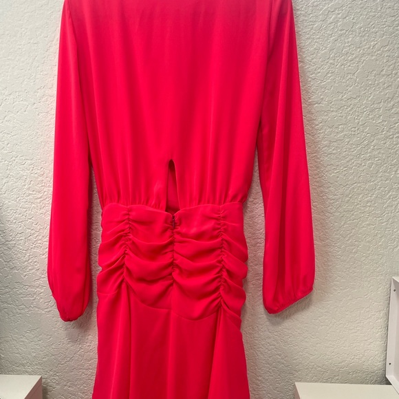 NWT Revolve Krisa Mini Dress in Desire | Hot Pink Party Vestido | Size M - Picture 6 of 7